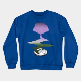 Genderqueer Tree LGBT Pride Flag Crewneck Sweatshirt